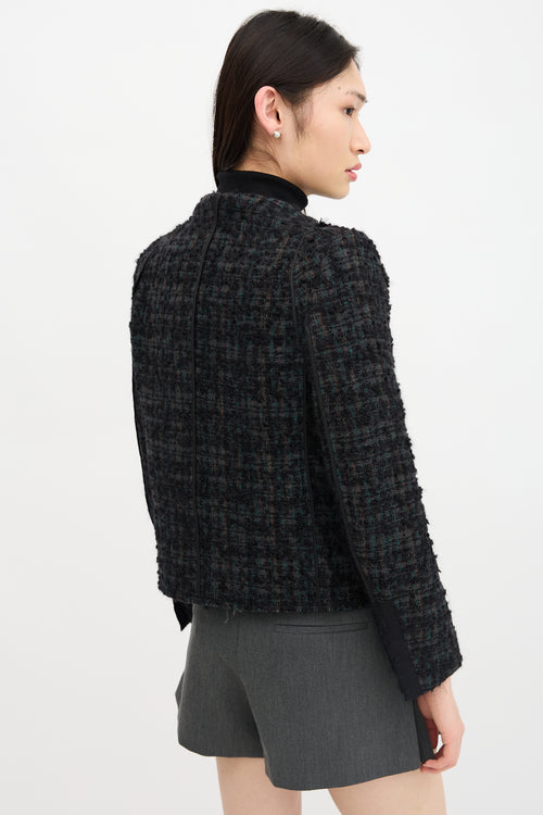 Prada 2013 Wool Embellished Tweed Jacket