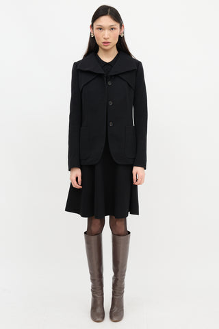 Prada 2009 Wool Folded Jacket