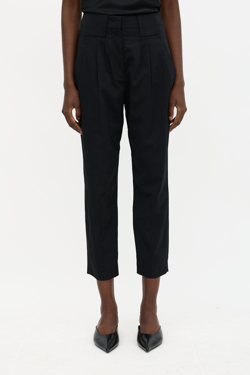 Prada 2009 Wool Tapered Leg Trouser