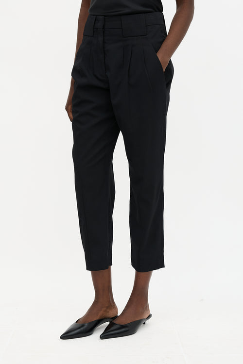 Prada 2009 Wool Tapered Leg Trouser
