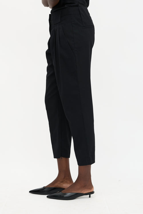 Prada 2009 Wool Tapered Leg Trouser