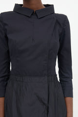 Prada Sport 2009 Satin Collared Dress
