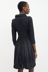 Prada Sport 2009 Satin Collared Dress