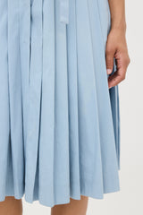 Prada 2012 Pleated Belted Dress