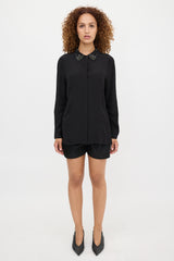 Prada 2012 Silk Embellished Shirt