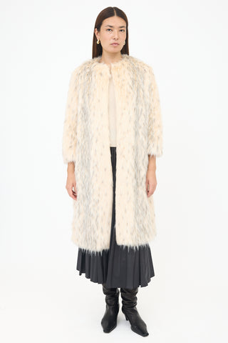 Prada 2013 Faux Fur Jacket