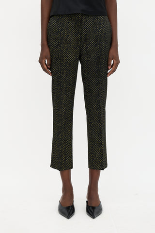 Prada 2015 Printed Cropped Trouser