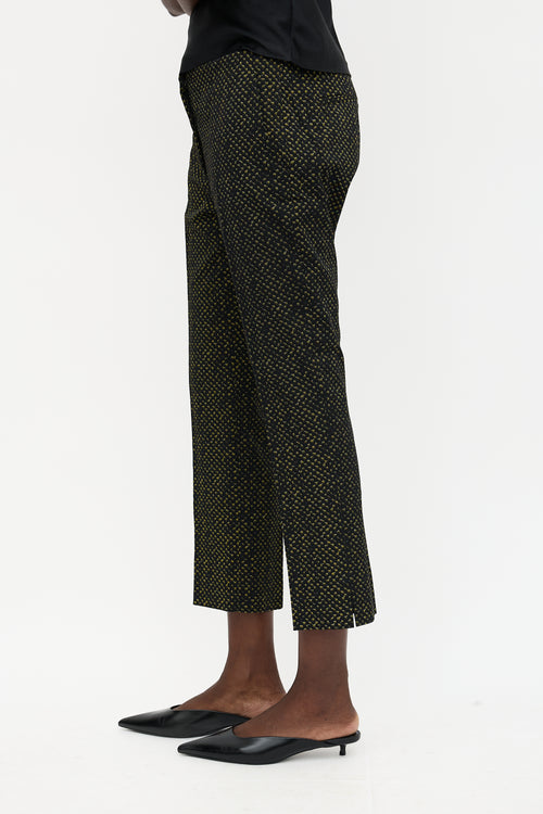 Prada 2015 Printed Cropped Trouser