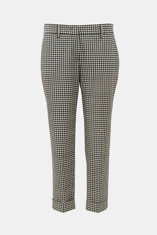 Prada 2015 Wool Check Trouser