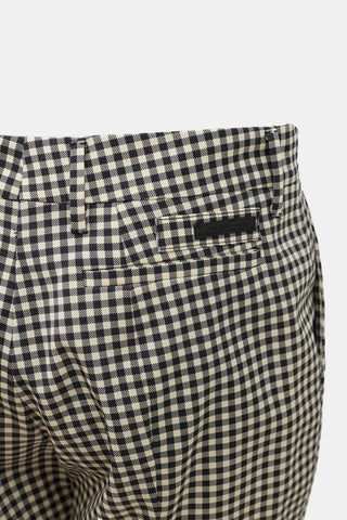 Prada 2015 Wool Check Trouser