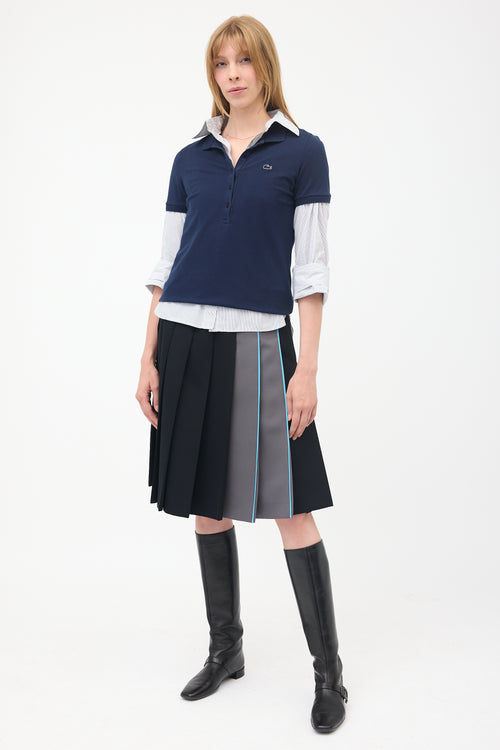Prada 2015 Pleated Skirt