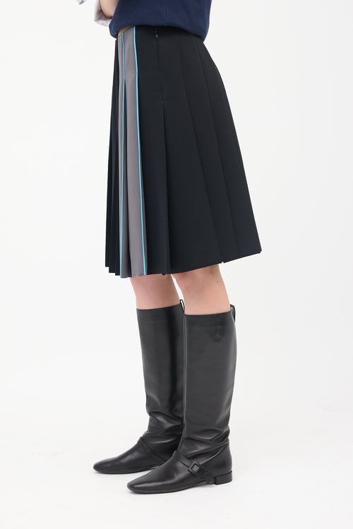 Prada 2015 Pleated Skirt