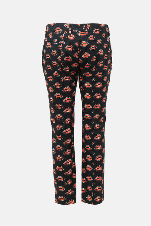 Prada 2016 Lip Printed Trouser
