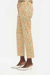 Prada 2016 Wool Floral Trouser