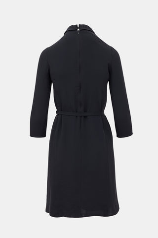 Prada 2016 Belted Mini Dress