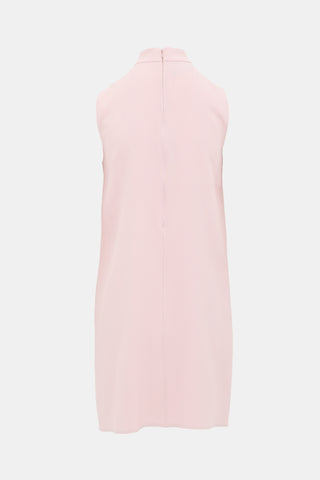 Prada 2017 Crepe Embellished Dress