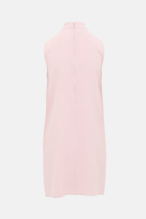 Prada 2017 Crepe Embellished Dress