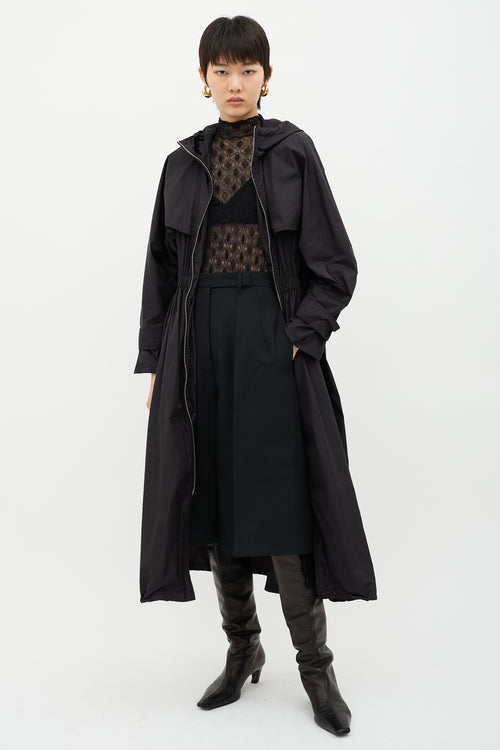 Prada 2018 Nylon Hooded Coat
