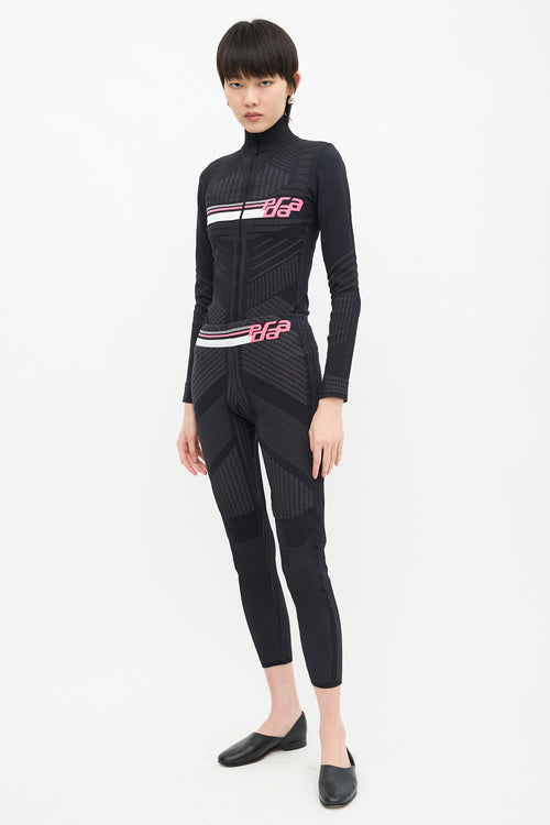 Prada 2018 Technical Logo Leggings
