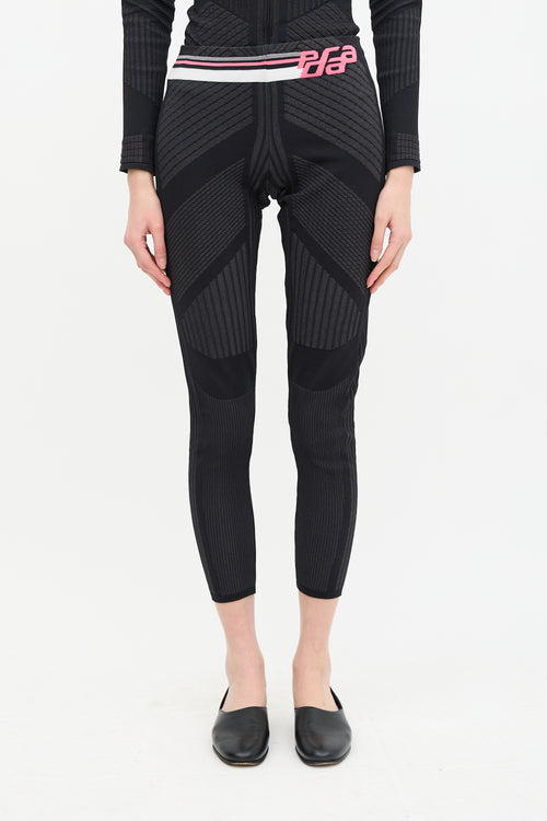 Prada 2018 Technical Logo Leggings
