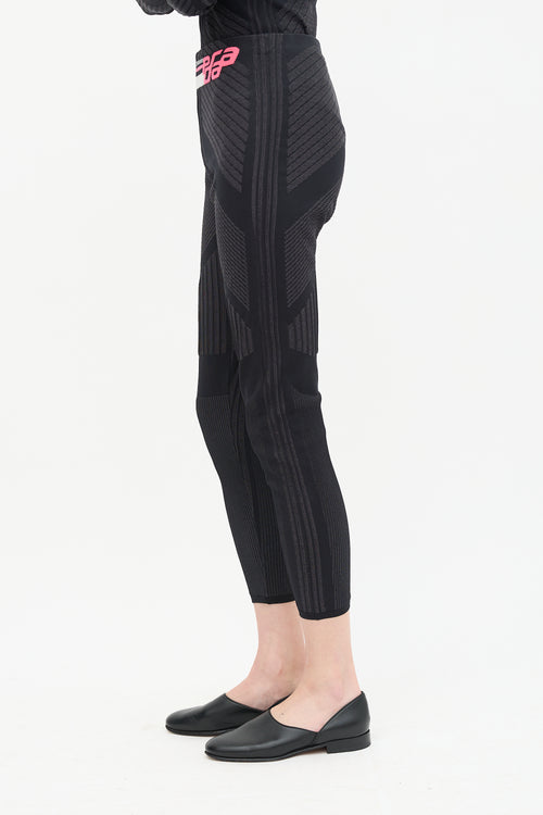 Prada 2018 Technical Logo Leggings
