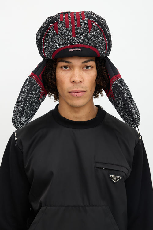 Prada 2019 Jacquard Trapper Hat