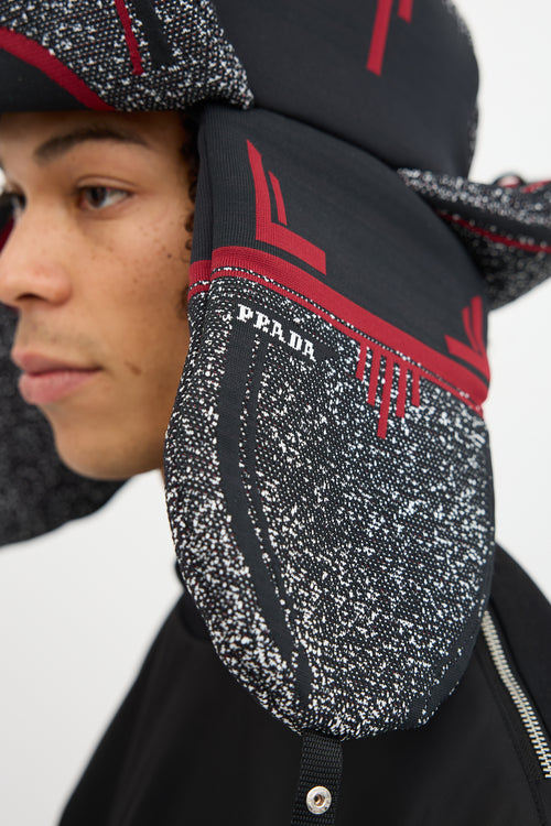 Prada 2019 Jacquard Trapper Hat