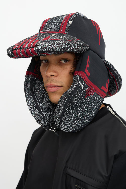 Prada 2019 Jacquard Trapper Hat