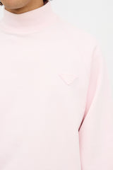 Prada 2019 Logo High Neck Sweatshirt