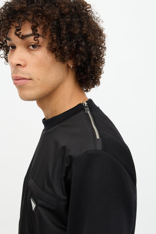 Prada 2019 Nylon & Jersey Sweatshirt