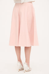 Prada 2019 Twill Logo Pleated Skirt