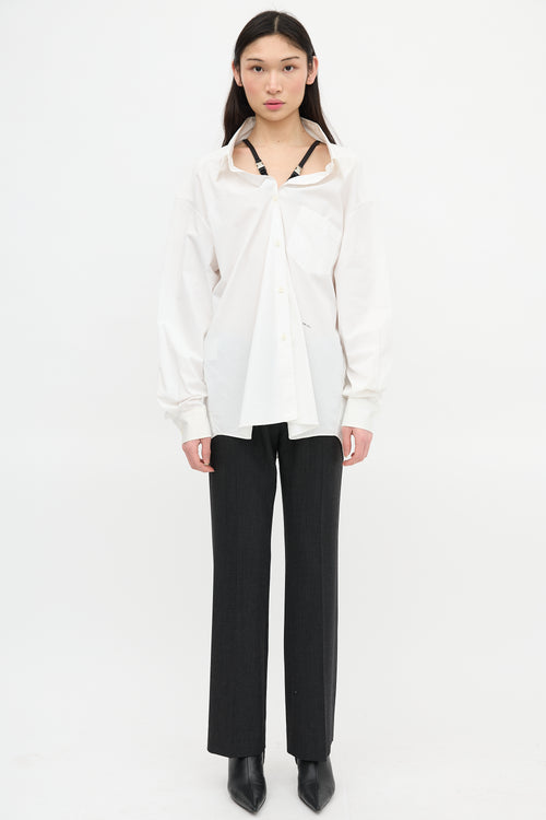 Prada 2021 Logo Strap Shirt