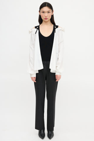 Prada 2021 Logo Strap Shirt