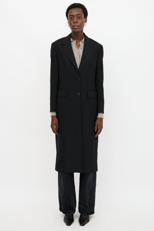 Prada 2021 Wool Triangle Coat