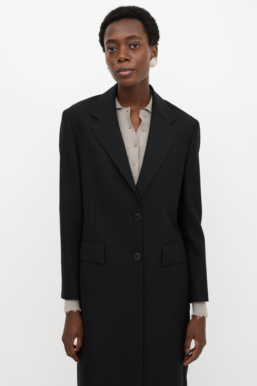 Prada 2021 Wool Triangle Coat