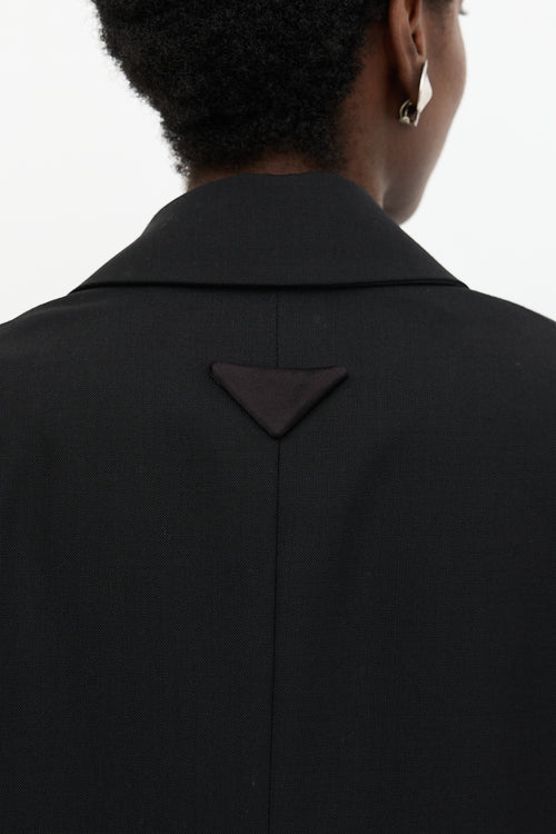 Prada 2021 Wool Triangle Coat