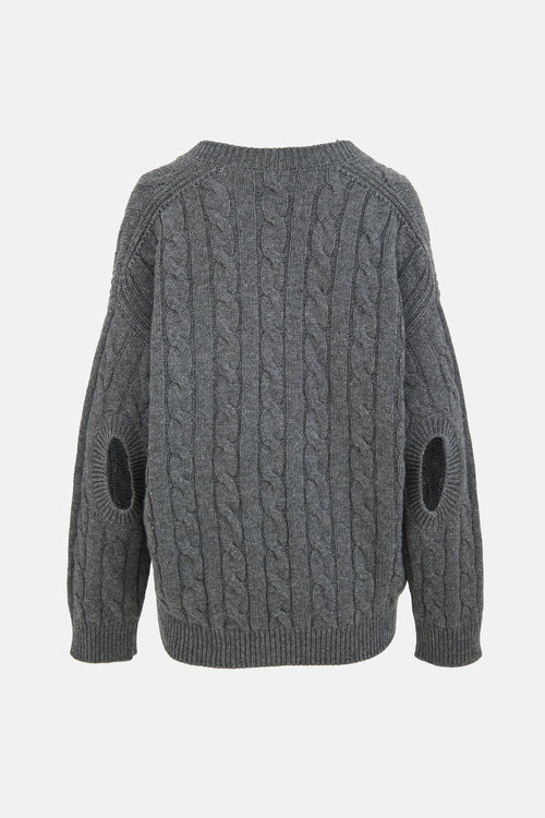 Prada 2022 Cashmere Cutout Cardigan