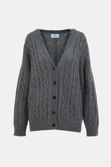 Prada 2022 Cashmere Cutout Cardigan