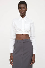 Prada 2027 Cropped Logo Shirt