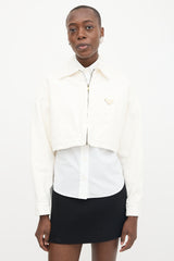 Prada 2023 Denim Cropped Jacket