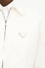 Prada 2023 Denim Cropped Jacket