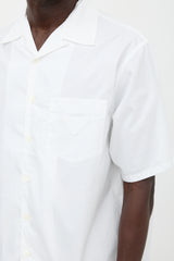 Prada 2024 Striped Camp Collar Shirt