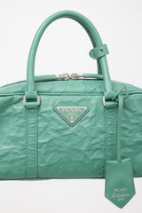 Prada Antique Nappa Leather Top Handle Bag