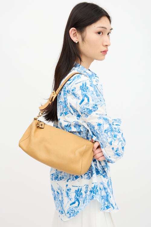 Prada Daino Leather Shoulder Bag