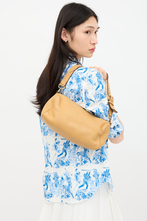 Prada Daino Leather Shoulder Bag