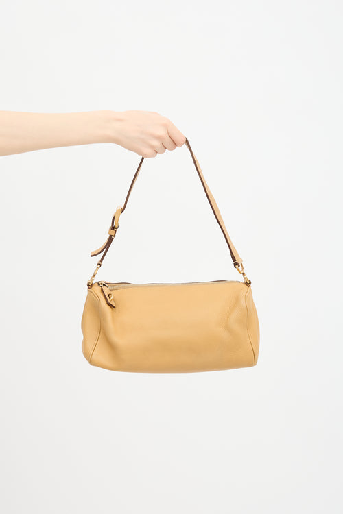 Prada Daino Leather Shoulder Bag