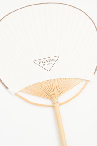 Prada 2025 Seashell Painted Fan
