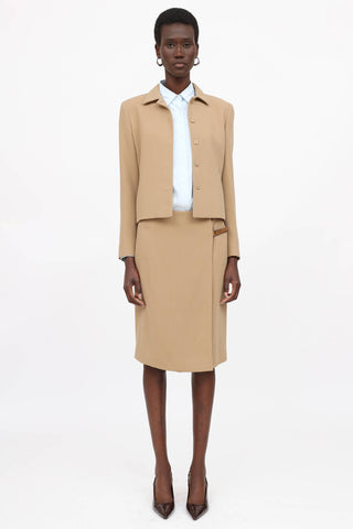 Prada Wool Jacket & Skirt Co-Ord Set