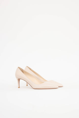 PradaCroc Embossed Pump