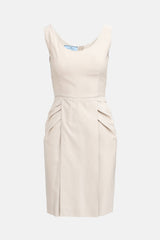 Prada 2011 Wool & Silk Midi Dress